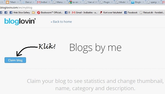 Sådan opretter du din blog på Bloglovin'